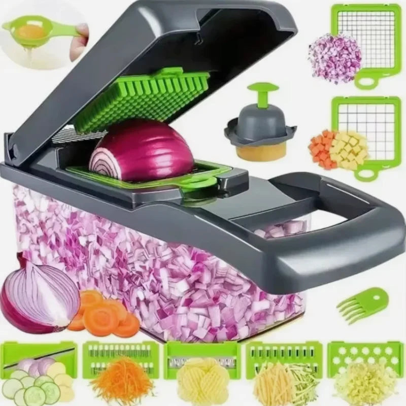 Draagbare Groentesnijder – 5-in-1 Multifunctionele Rasp & Slicer