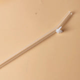 Glazen rietje met vlinder