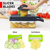 Draagbare Groentesnijder – 5-in-1 Multifunctionele Rasp & Slicer