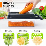 Draagbare Groentesnijder – 5-in-1 Multifunctionele Rasp & Slicer